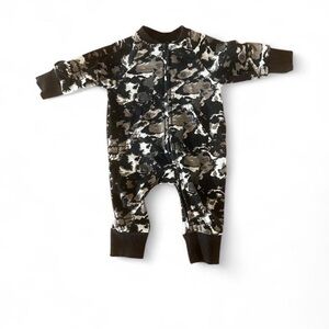 Little Bipsy Black and Gray Kids One Piece